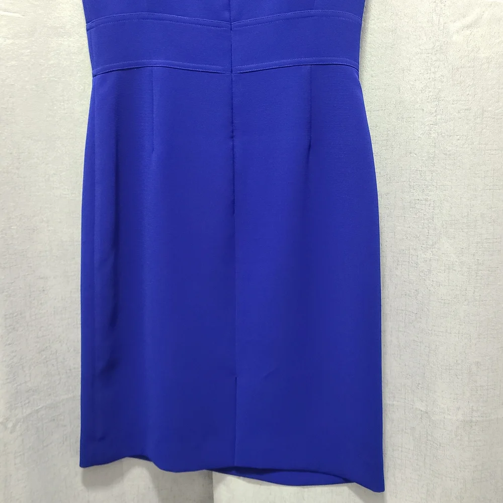 Tahari Royal Blue‎ Midi Dress - Picture 9 of 9